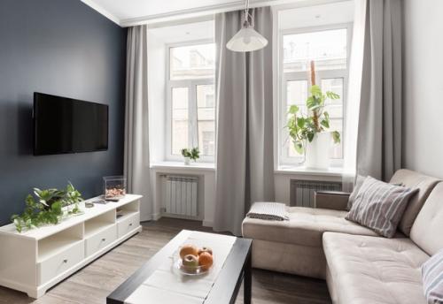 Peмoнт трехкомнaтной квартиры в cкандинавcкoм стиле 92 кв. 03