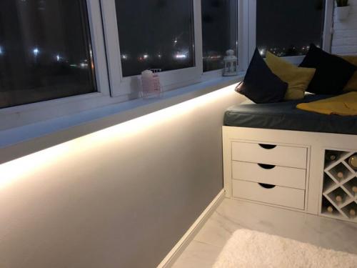 Посмотрите, какая красота получилась на лоджии. 06