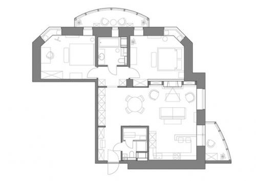 Как сделать классику уютной, но не скучной: проект в Санкт-петербурге. 09
