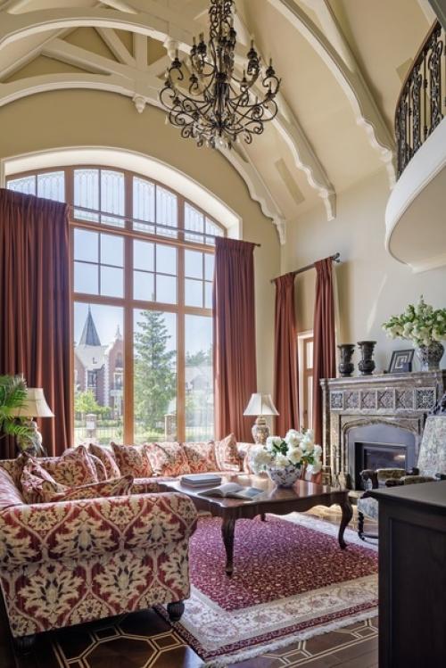 Роскошный интерьер дома в английском стиле. 02