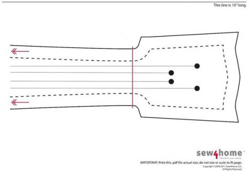 Мы шьем подушку - гитару: выкройки, идеи и мастер-класс. 03