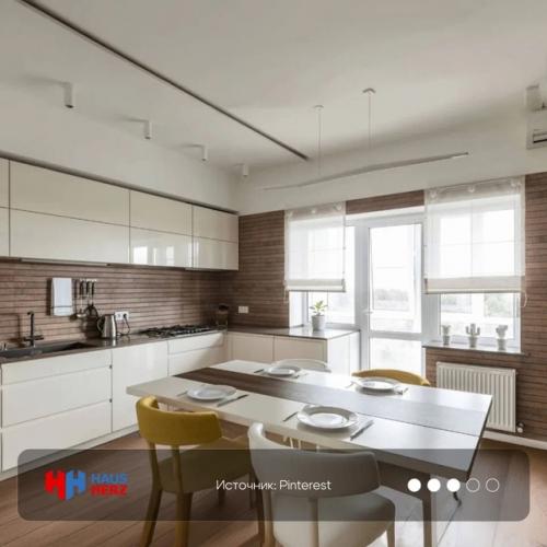 Эстетика в каждой линии: любуемся светлыми кухонными интерьерами. 03