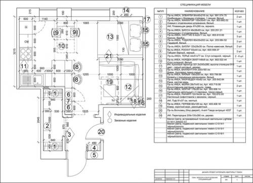 Маленькая квартира - студия, общей площадью 30 м 2. 08