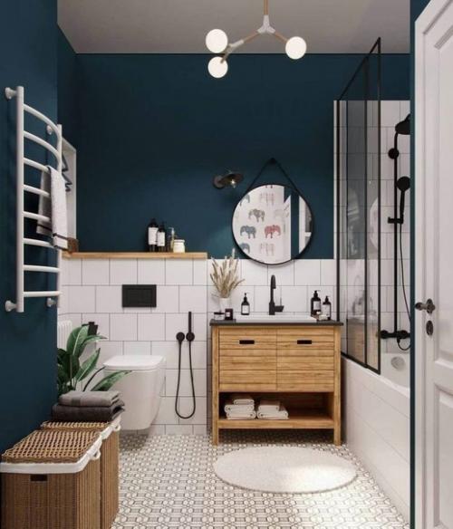 Ванная комната в скандинавском стиле. 02