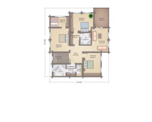 Шикарный загородный дом. 03