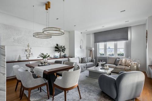 Реализованный интерьер квартиры, площадью 94 кв. 02