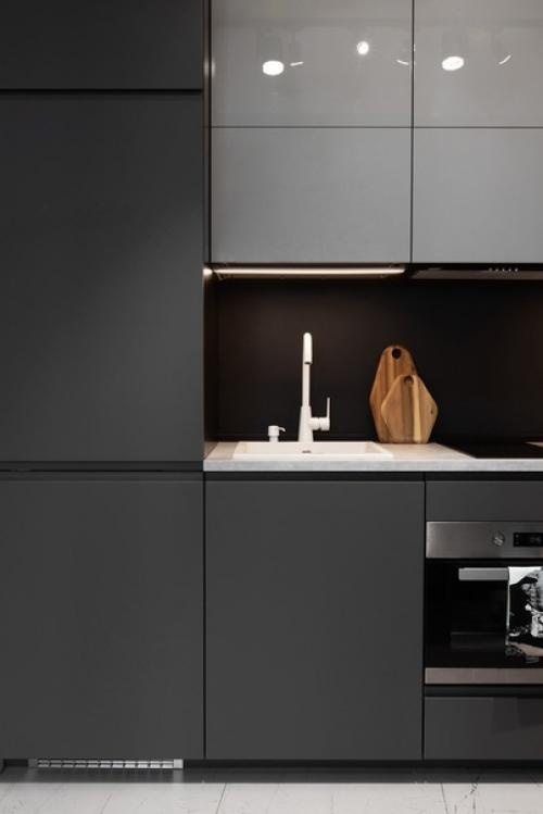 Интерьер квартиры - студии 32 кв. 01