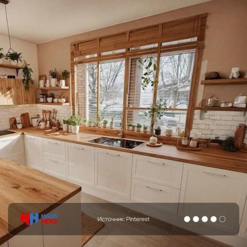 Эстетика в каждой линии: любуемся светлыми кухонными интерьерами. 04