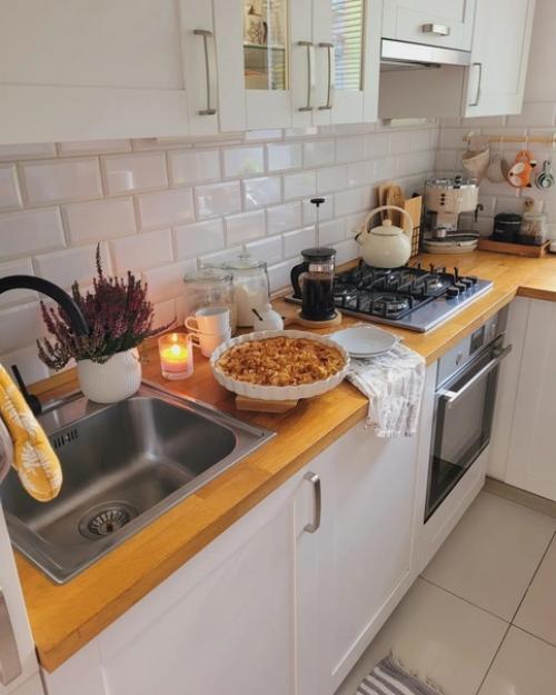 Теплый дизайн интерьера с мебелью Ikea. 07