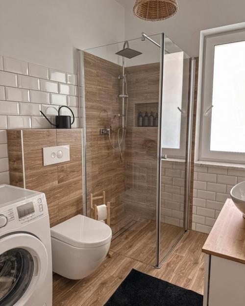 Такой интерьер ванной комнаты очень глазу приятен. 02